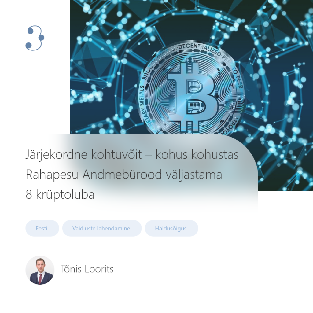 TRINITI saavutas kohtus järjekordse pretsedentvõidu, mille tulemusena on 8-le ettevõttele väljastatud krüptoteenuste osutamiseks vajalikud load.
