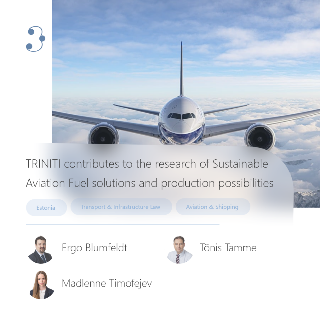TRINITI contributes to the research of Sustainable Aviation Fuel solutions and production possibilities