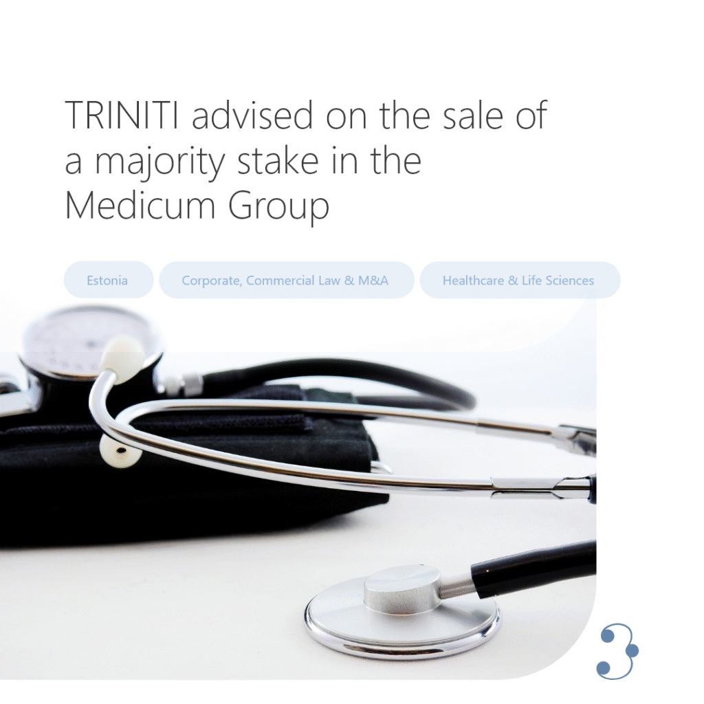 TRINITI advised on the sale of a majority stake in the Medicum Group
