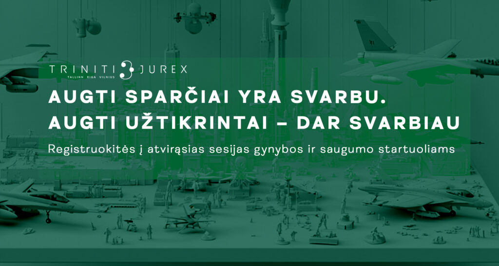 Open Sessions for Defense & Security Innovation Startups | TRINITI JUREX Pro Bono Program: Mission Control