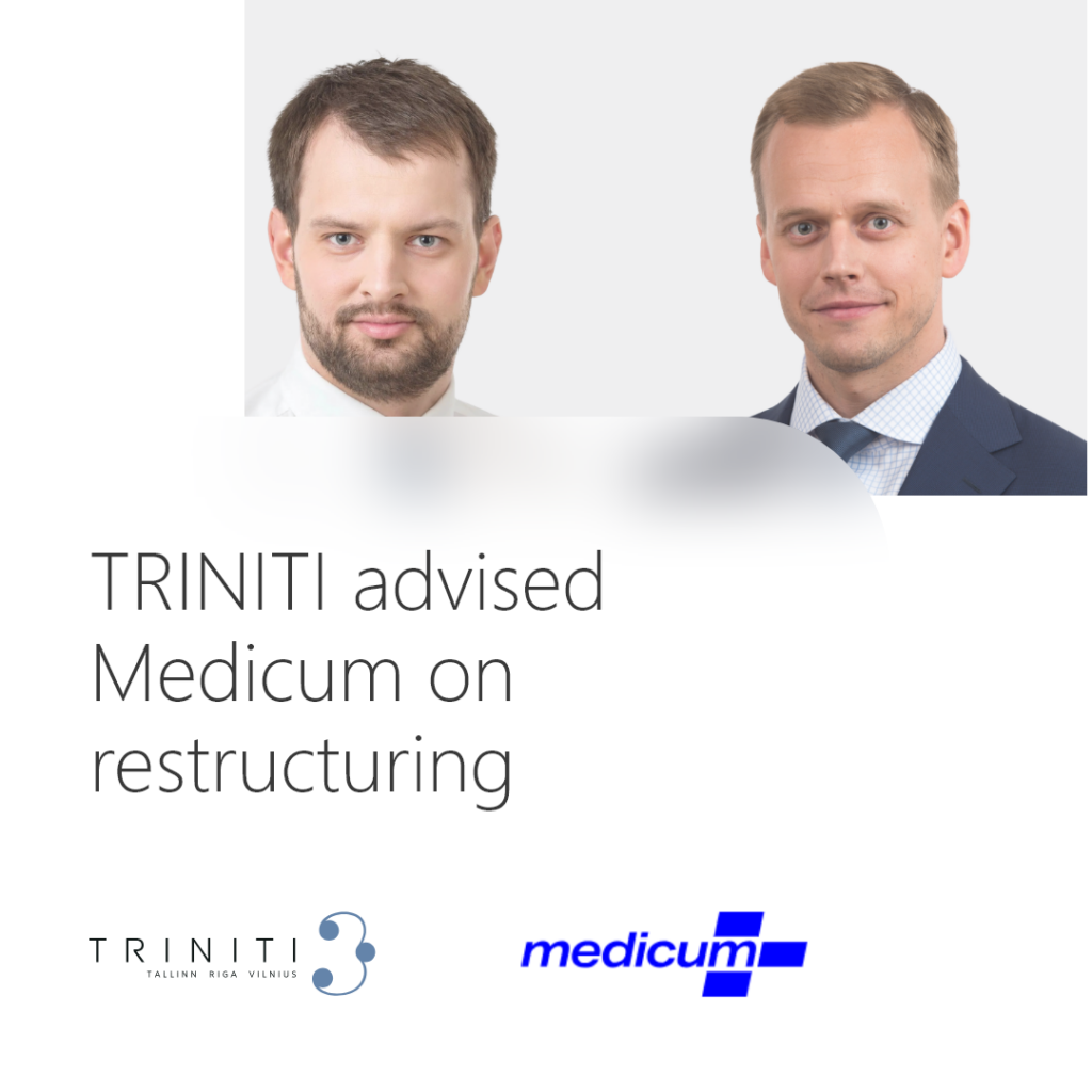 TRINITI advised Medicum on restructuring