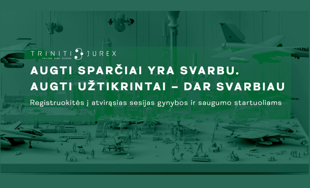 Atviri video įrašai gynybos ir saugumo inovacijas kuriantiems startuoliams | TRINITI JUREX pro bono programa: Mission Control